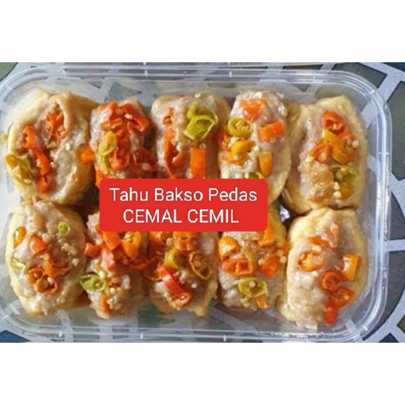 

TAHU BAKSO PEDAS CEMAL CEMIL Tanpa saus