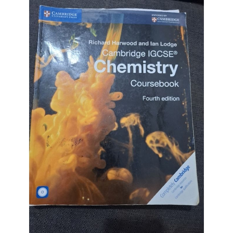 

Cambridge IGCSE Chemistry Coursebook Fourth edition Preloved Richard Harwood