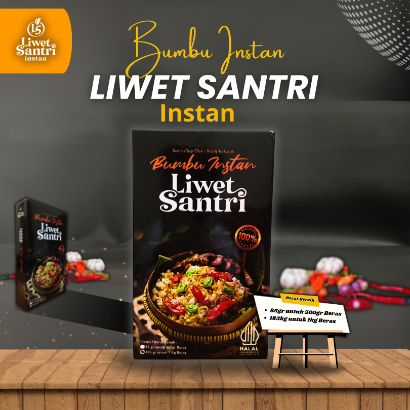 

Nasi Liwet Santri Instan 1kg (Beras & Bumbu Liwet Santri Instan)