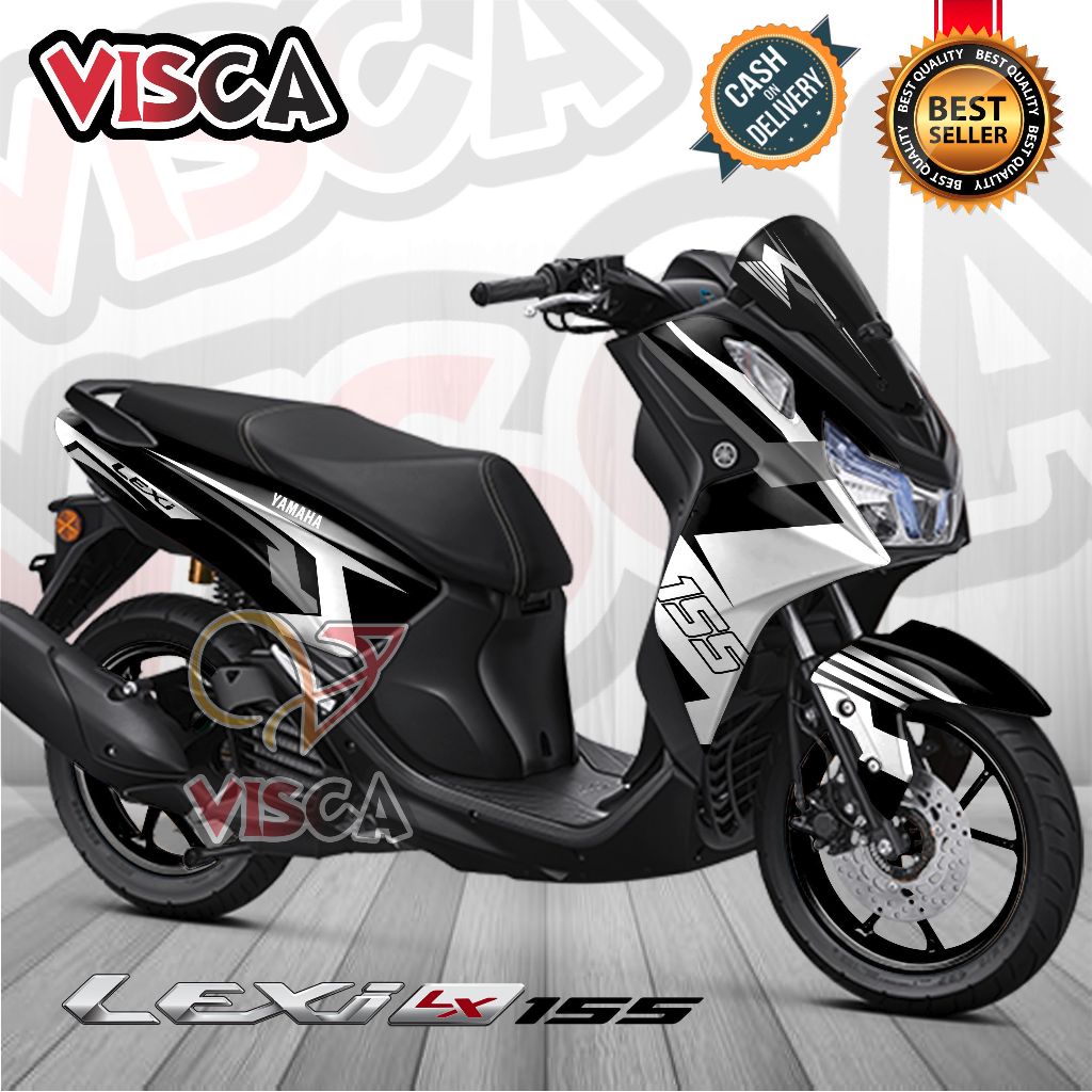 Decal Lexi Full Body Baru Stiker Motor Yamaha Lexi 155 Full Body Decal Yamaha Lexi Full Body Stripin