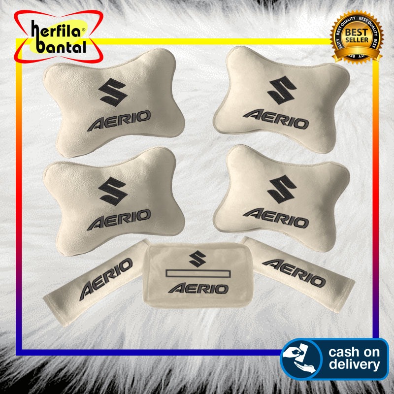 CAR SEAT CAR PILLOW BANTAL MOBIL SUZUKI AERIO AKSESORIS INTERIOR MOBIL SUZUKI AERIO BANTAL HEADREST