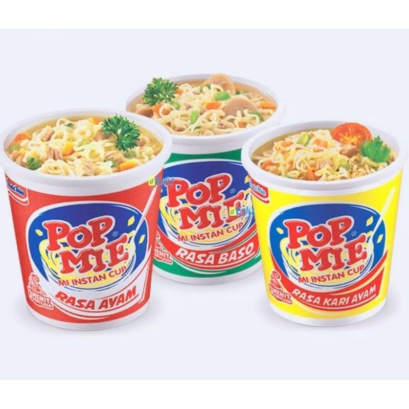 

Pop Mie Kuah Mie Instan Cup 75 Gram All Variant Rasa