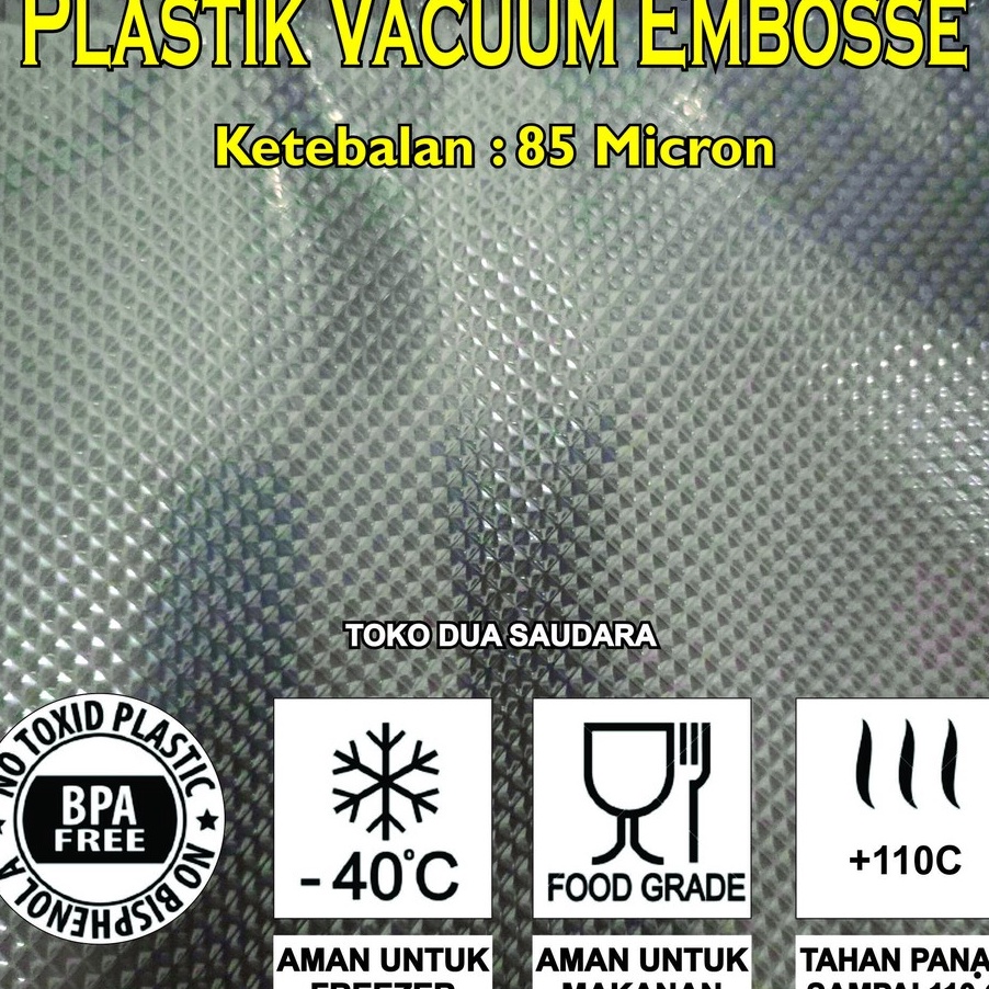 

berkualitas 15x25 Plastic vacuum bag emboss 5pcs plastik vakum sealer plastik vakum makanan vacuum sealer