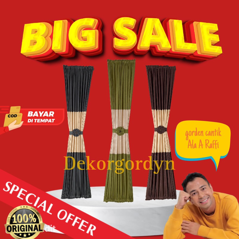 GORDEN KUPU KUPU KOMBINASI MINIMALIS TEBAL MEWAH TERBARU