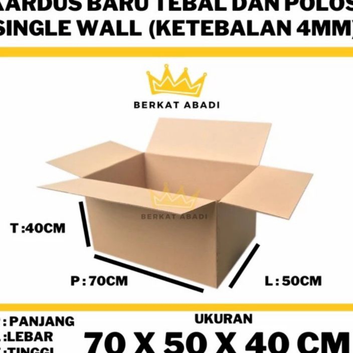 

KP8 BOX KARTON BOX KARDUS POLOS UK 7 X 5 X 4 COCOK UNTUK PINDAHAN