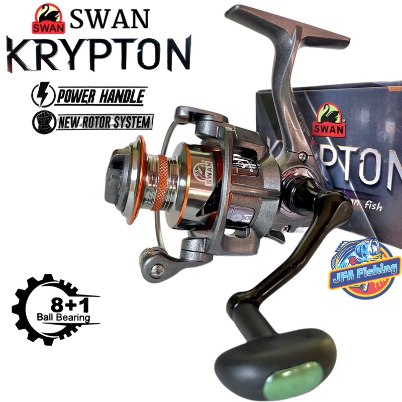 Reel Spinning Swan KRYPTON 800/2000 8+1Bb Power Handle