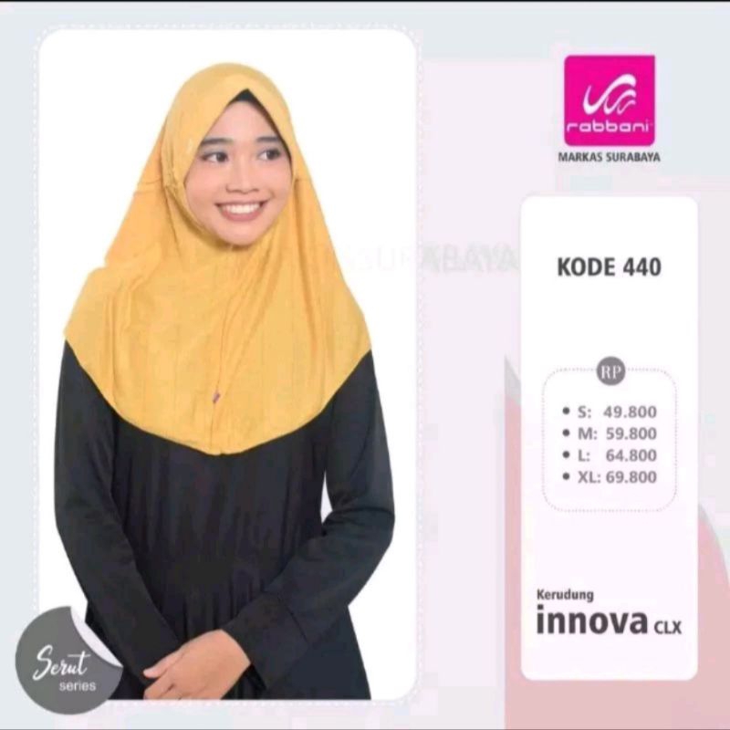 PART 3 Kerudung Innova CLX Rabbani 100%ori