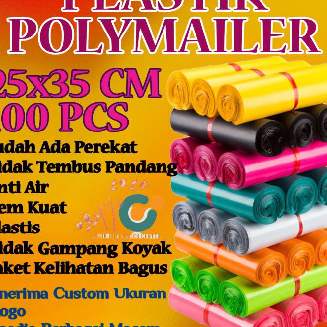 

KP8 Plastik Polymailer 25x35 Amlop Packing Baju Olshop Polimer