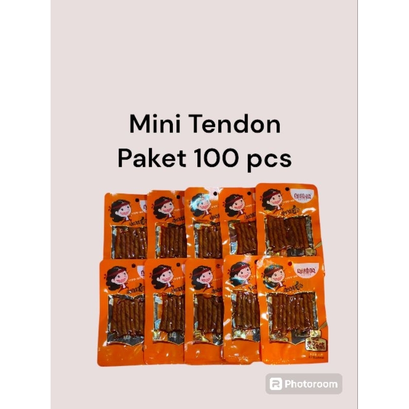 

Paket 100 pcs Latiao Mini Tendon 25 g snack spicy wulama