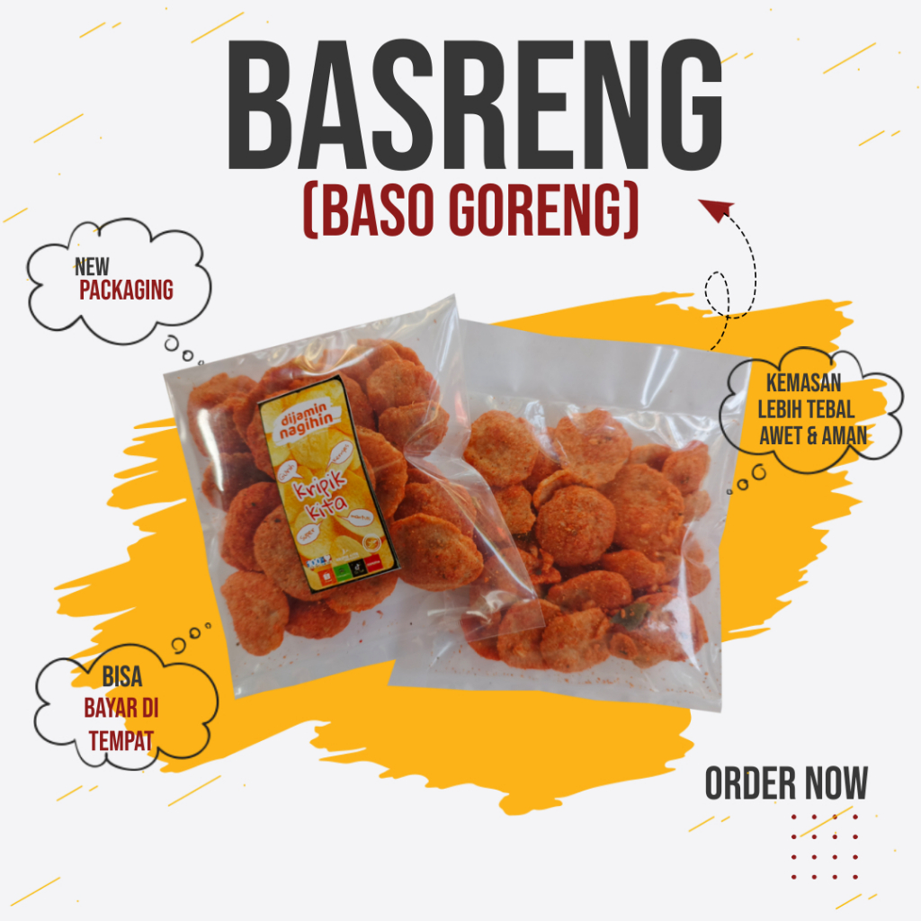 

BASRENG / BAKSO GORENG / BASRENG PEDAS / BASRENG EKONOMIS