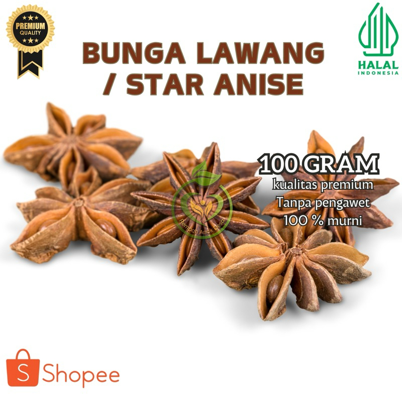 

(100gram) BUNGA LAWANG PREMIUM/ MURAH/ REMPAH ASLI/ REMPAH MURAH