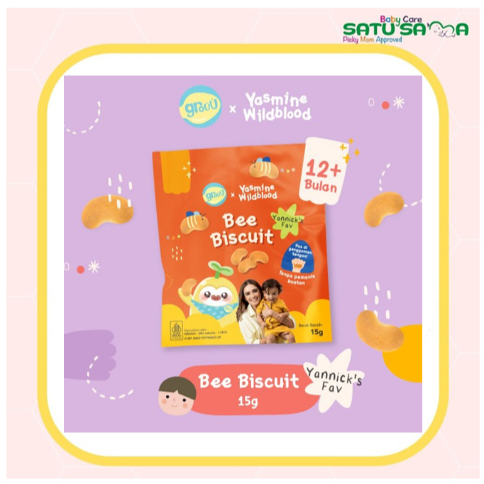 

GROUU YASMINE BEE BISCUIT 15 G