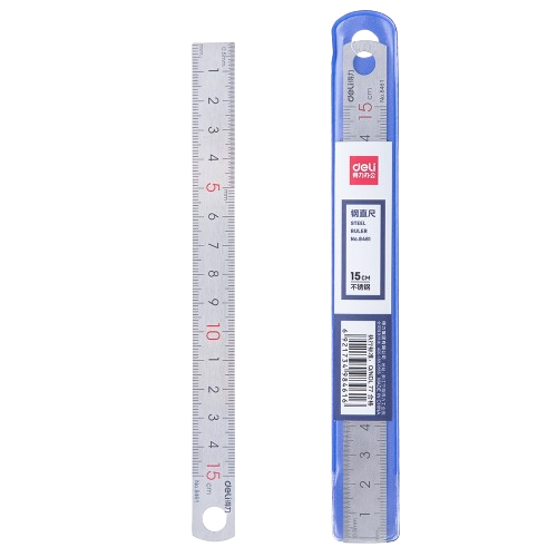 

Penggaris Besi Deli 15cm (No.8461)