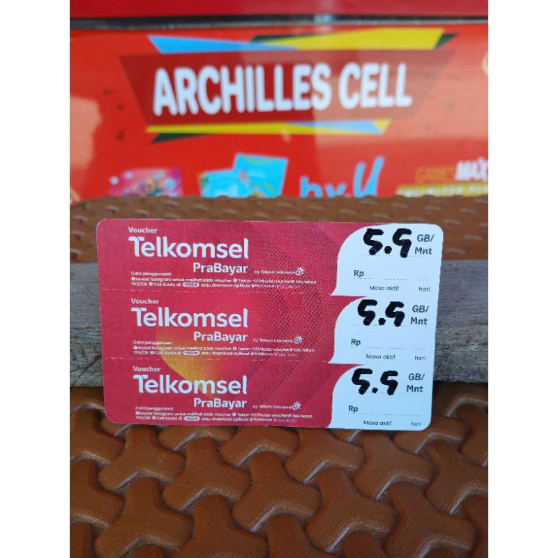 voucher Telkomsel 5,5 (sumbagteng)zona2