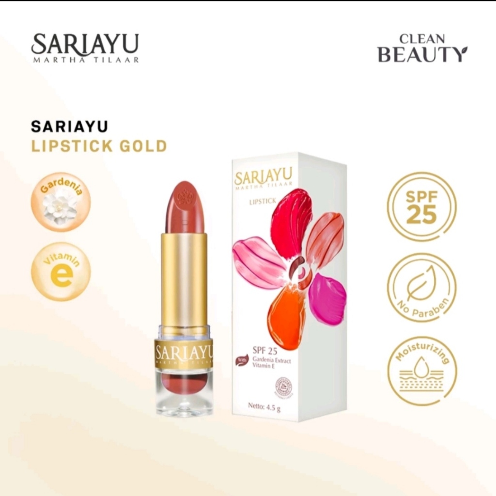 ❤ MEMEY ❤ SARIAYU Lipstick Gold