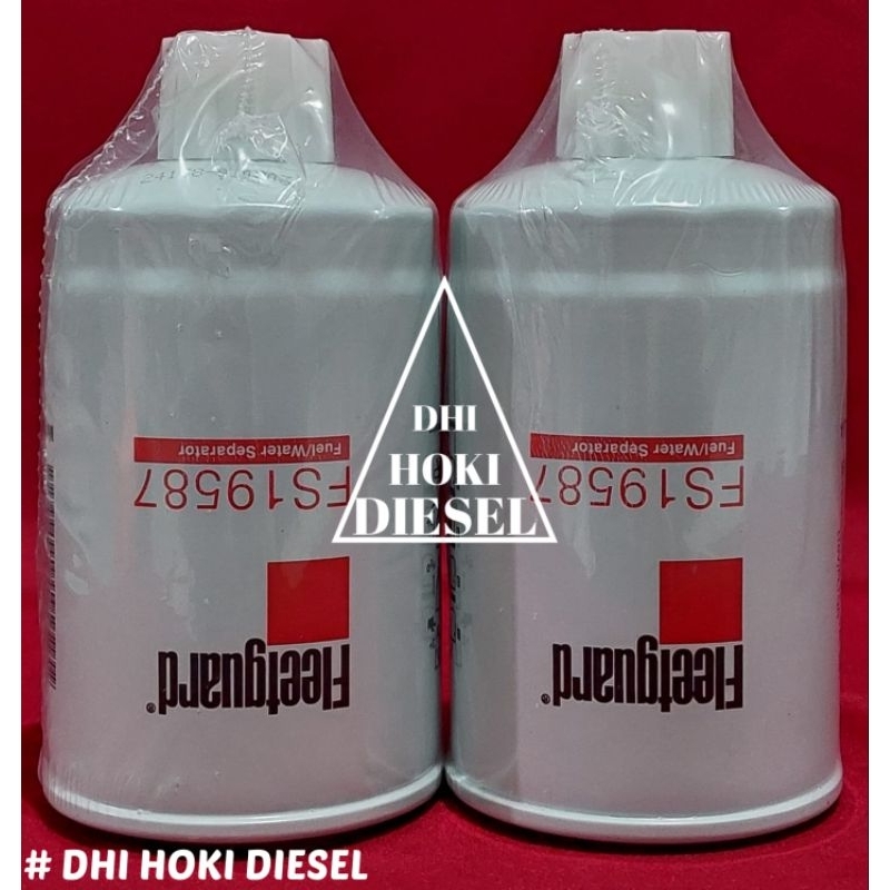 FS19587 / FS 19587 / FS-19587 Fuel Filter Fleetguard ( UNTUK YANG FILTER BAWAANNYA SABLONAN MERAH TI