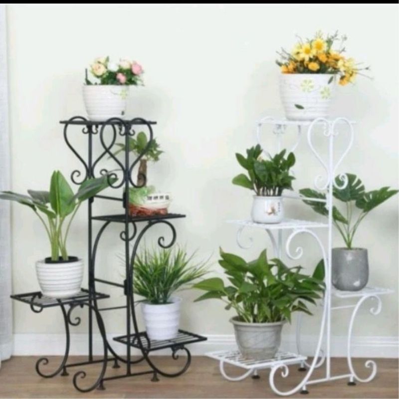 standing pot susun 4 / rak bunga / rak susun serbaguna / rak bunga besi SNI 6MM