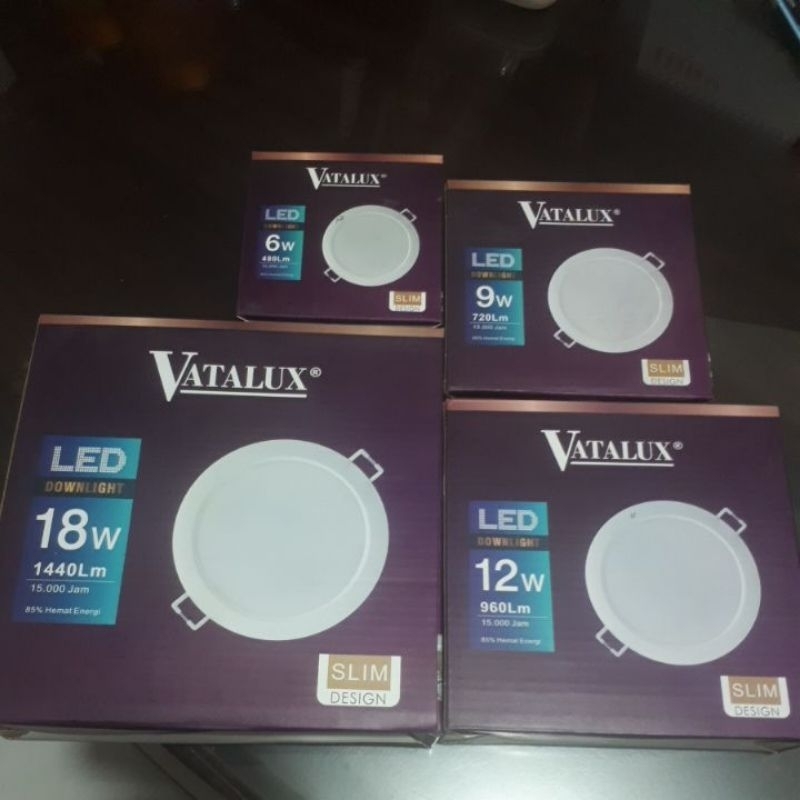 LED DOWNLIGHT VATALUX 18WATT 12WATT 9WATT 6WATT