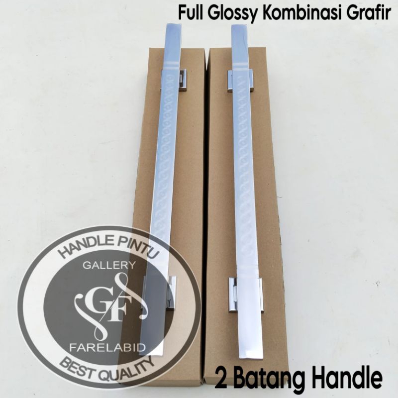 Handle Pintu Rumah Stainless Steel 80cm 60cm 45cm Gagang Pintu Pegangan Pintu Kupu Tarung Tarikan Pi