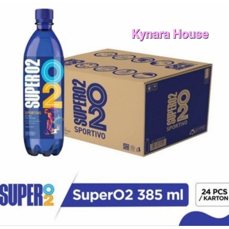 

Super O2 Air Minum Penambah Oksigen Botol 385ml (Karton)