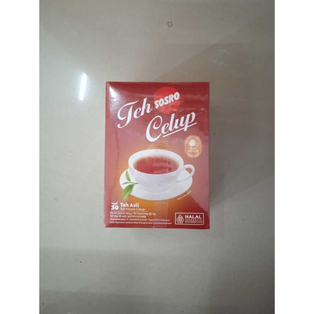 

TEH CELUP SOSRO MERAH 30 Sachet