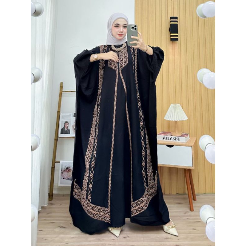 kaftan Jumbo LD 180 Kaftan rayon tebal Kaftan asli pekalongan // COD