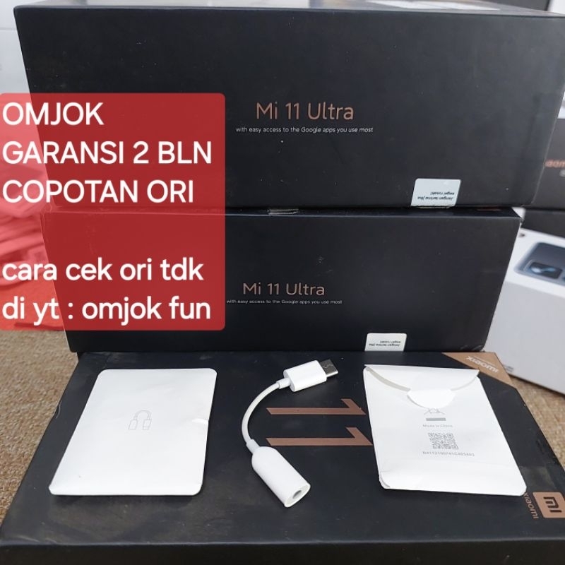 Dongle Converter Xiaomi copotan mi 11 mi11 ultra bawaan hp