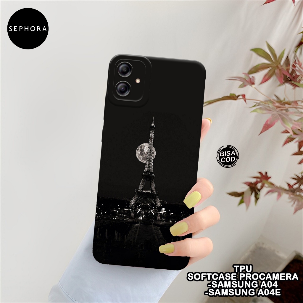 SEPHORA Case Samsung A04 / A04E - Fashion Case Aesthetic - Softcase Samsung A04 / A04E - Case Pro Ca