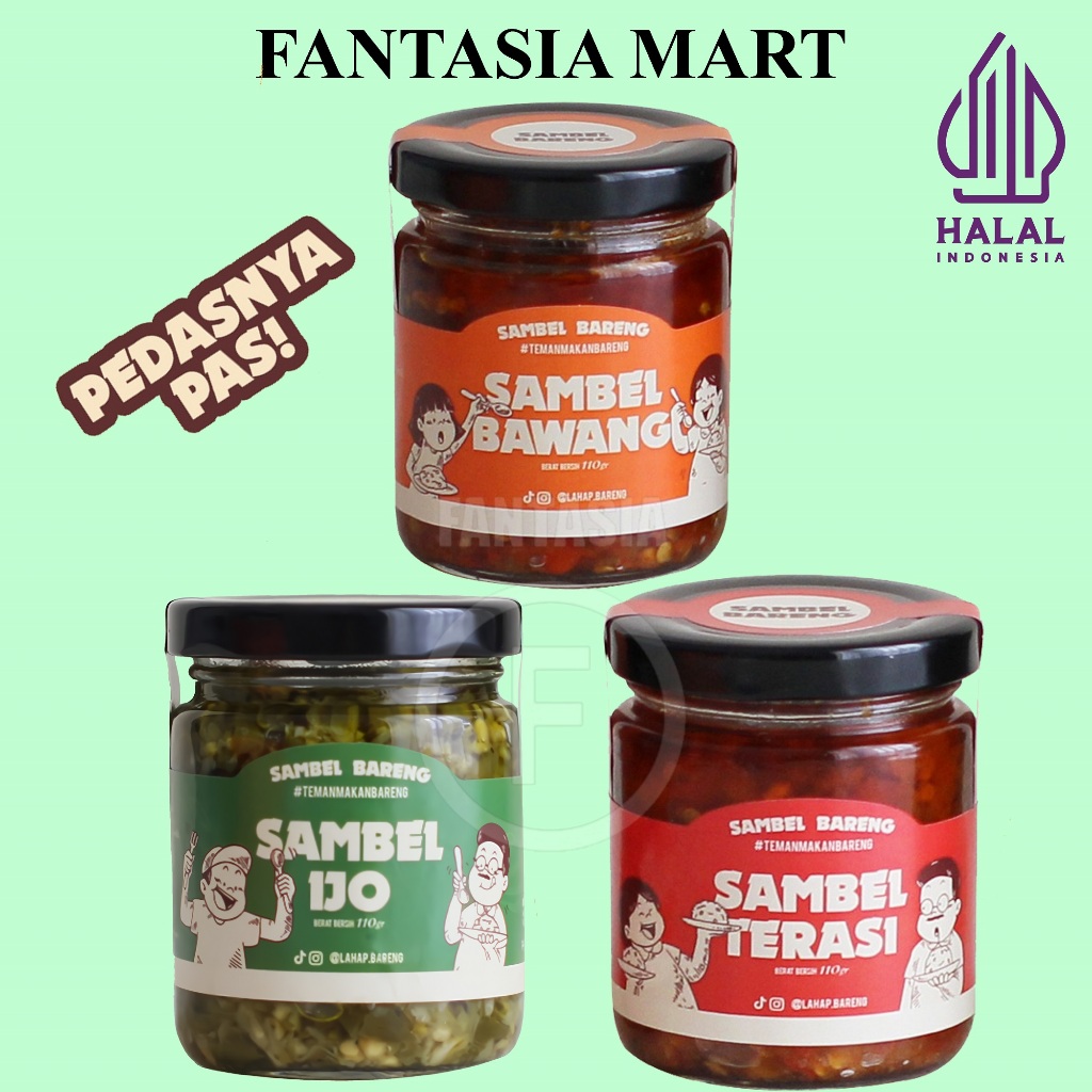 

SAMBEL BARENG ANEKA SAMBAL PEDAS JAR FUN CORNER