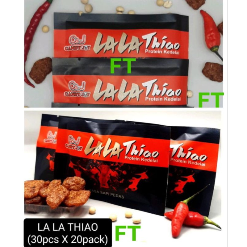 

Makanan C & J LALA Thiao protein kedelai 30 pcs