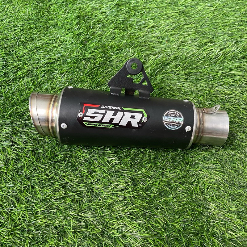 Slencer Knalpot Shr Racing Poliner Black Coating