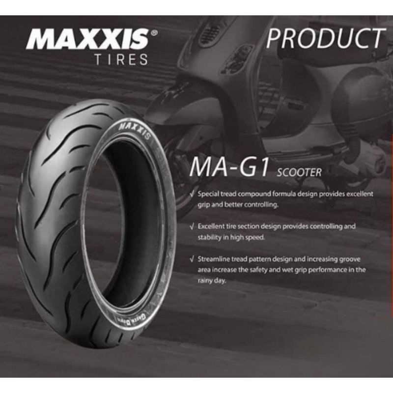 ban luar maxxis green devil  80/80 90/80 100/80 ring 14