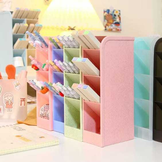 

Rak Lemari Tempat Alat Tulis Bolpoin Spidol Pensil Polos