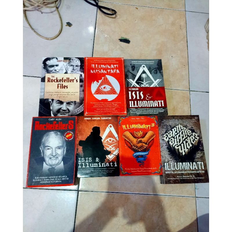( PROMO BUKU MURAH ORIGINAL ) BUKU POLITIK / ILLUMINATI 3 / THE ROCKEFELLER'S FILES / ISIS & ILLUMIN