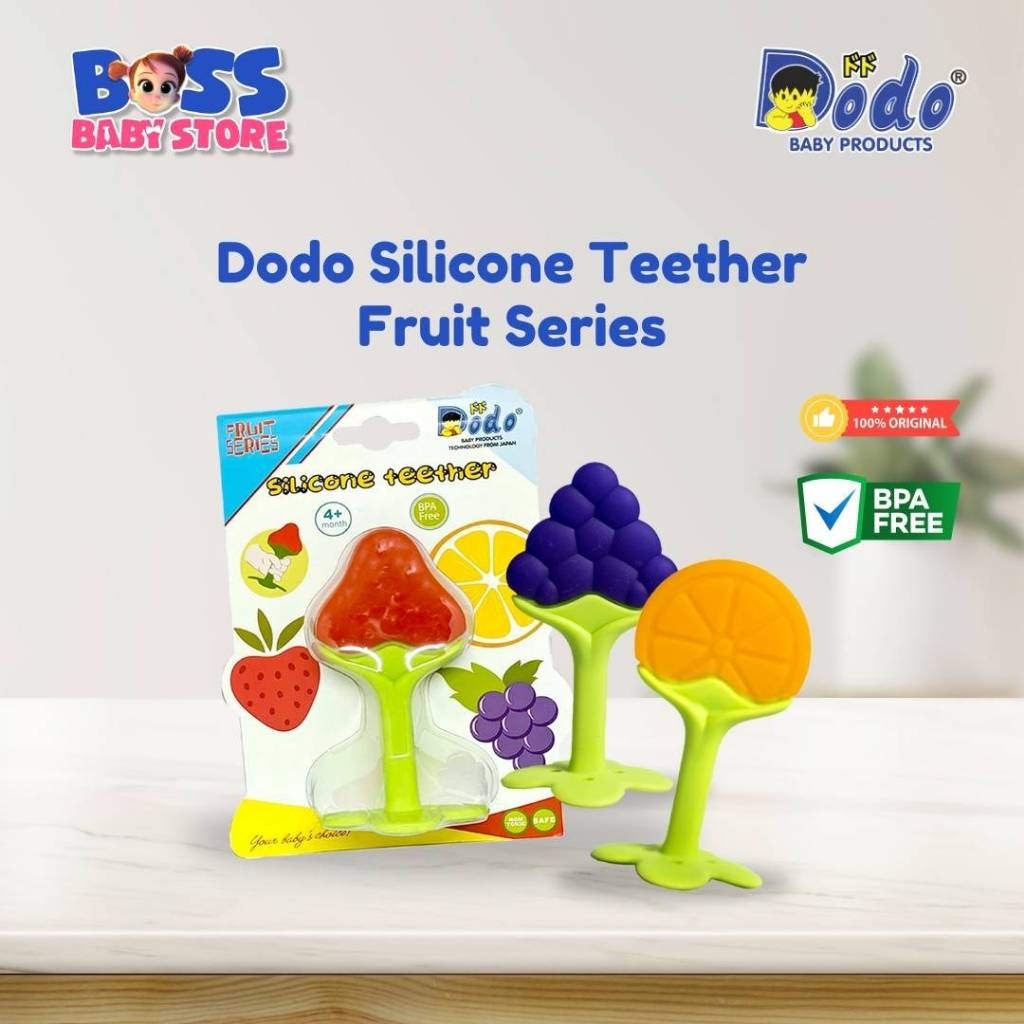 BABY BOSS - Mainan Gigitan Bayi Silicone Teether Fruit Series Dodo
