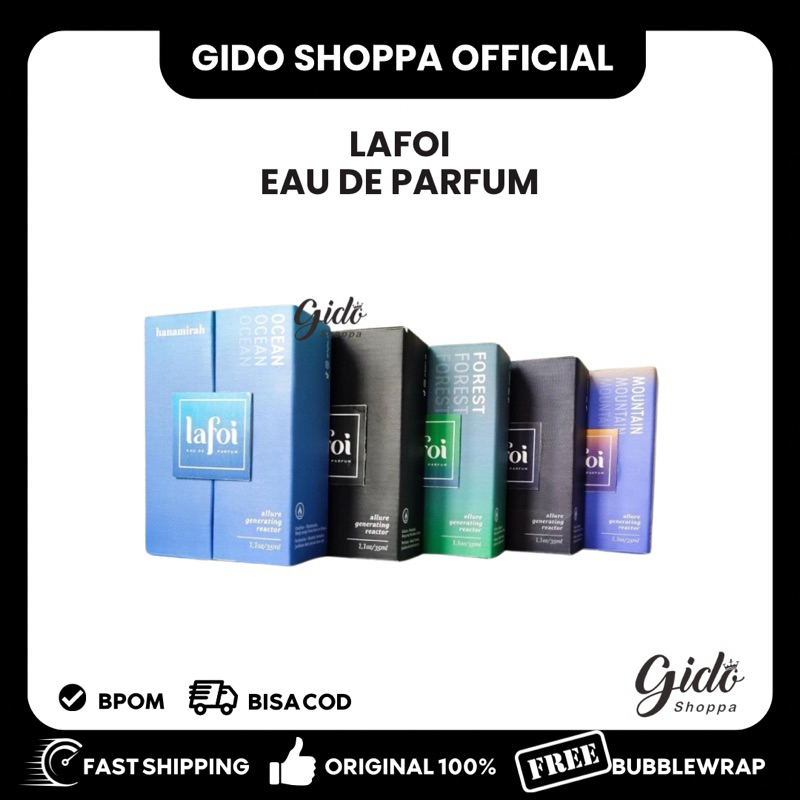 ❤️GIDOSHOPPA❤️ [BPOM]Lafoi Eau De Parfum - PARFUME AWET - PARFUME CEWEK - PARFUME COWOK