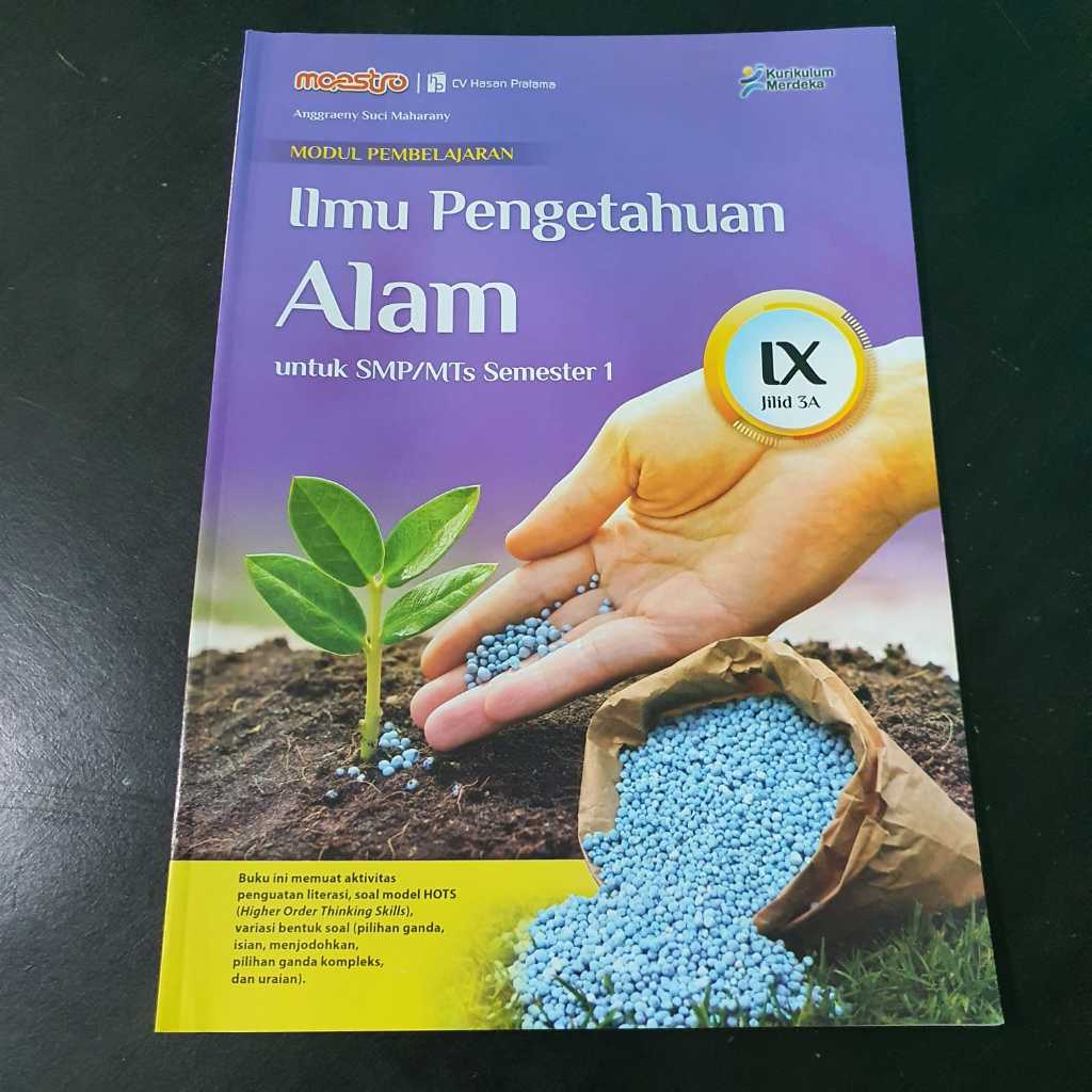 LKS Smt 1 Maestro - Modul Pembelajaran IPA SMP/MTs Kelas 9 Semester 1 - Kurikulum Merdeka