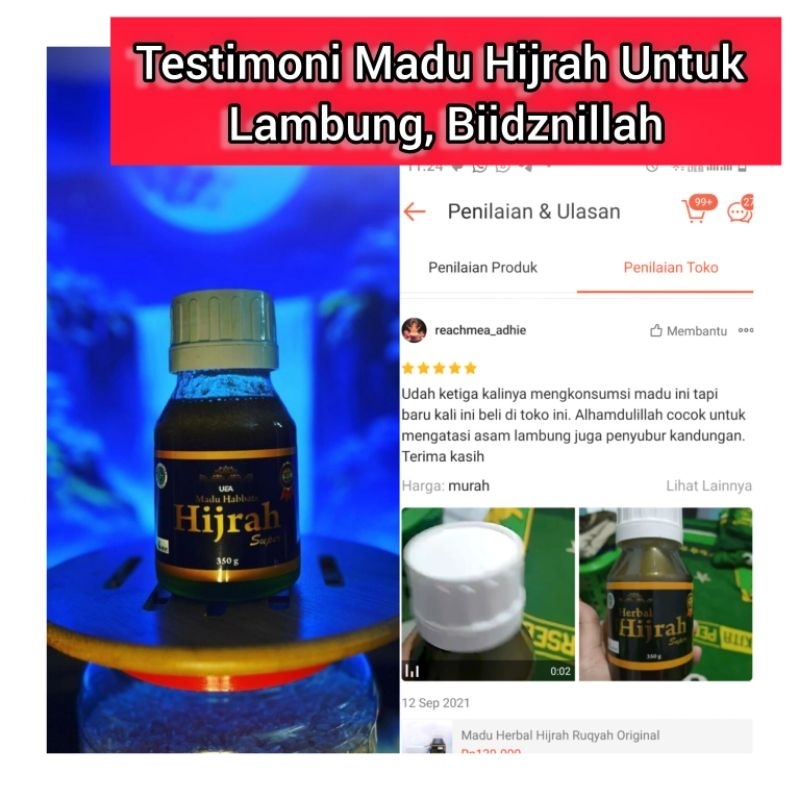 

Madu Hijrah Original /UEAStore/Herbal Ruqyah/Madu Lambung