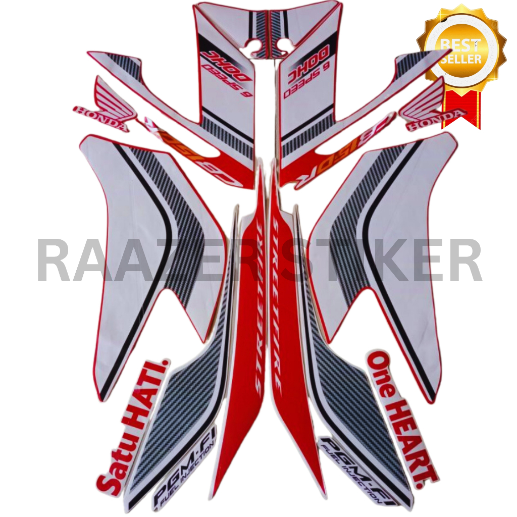 Stiker Striping Honda CB 150 R 2014 - List Stiker Standar CB 150 R 2014 - Striping CB 150 R 2014