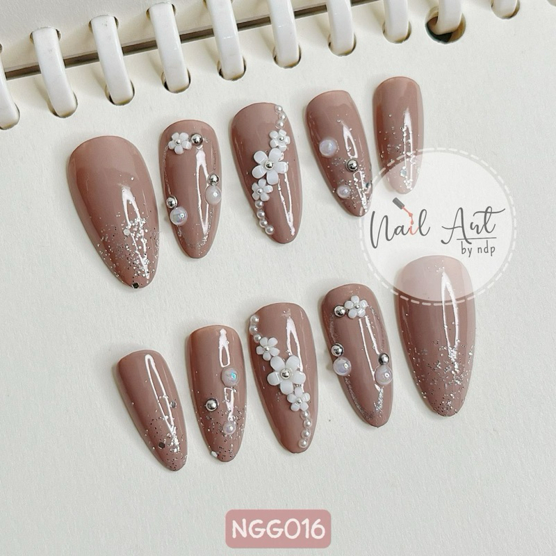 Press On Nails | Kuku Palsu | Fake Nails | Wedding | Engagement | Wisuda | Maroon | Nude | Lilac | P