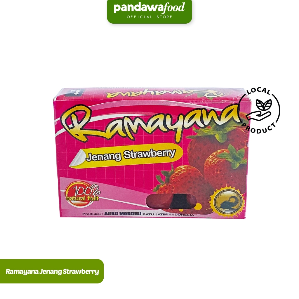 

Ramayana Jenang Strawberry / Jenang Apel Nangka Sirsak Strawberry / Dodol Garut / Oleh-Oleh Khas Batu Malang