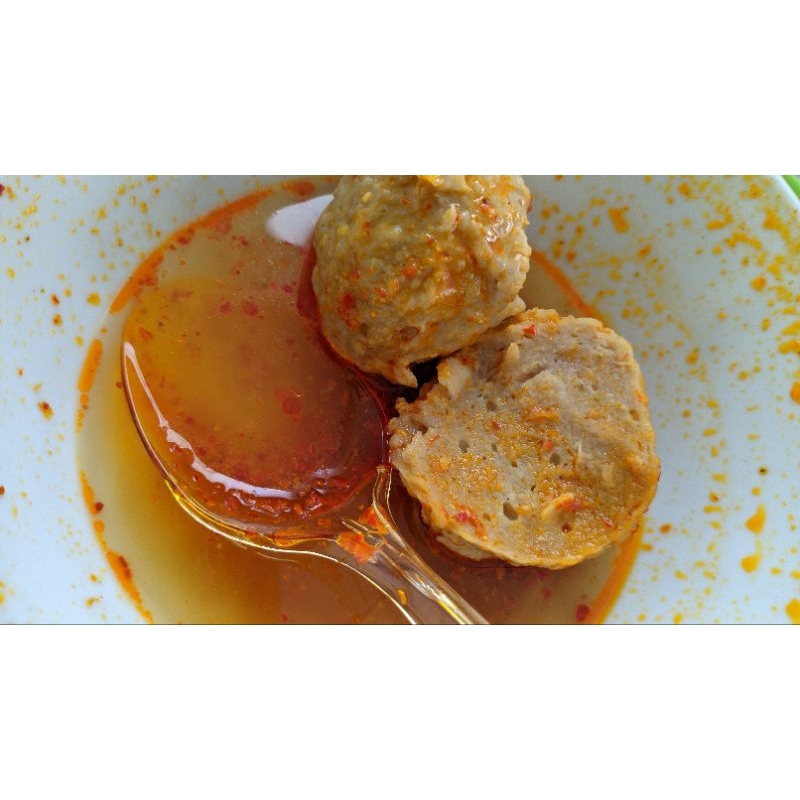 

Pentol Tulang Rangu versi bakso Chili oil