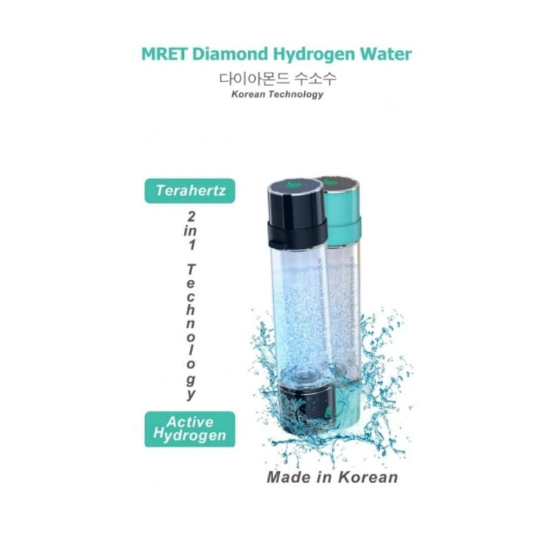 MRET DIAMOND HYDROGEN WATER TUMBLER MEMBERI OKSIGEN HIDROGEN DAN ANTIOKSIDAN