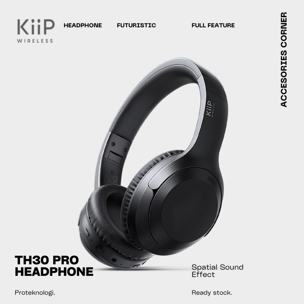 KiiP TH30 Pro Wireless Headphone Bluetooth Headset Earphone