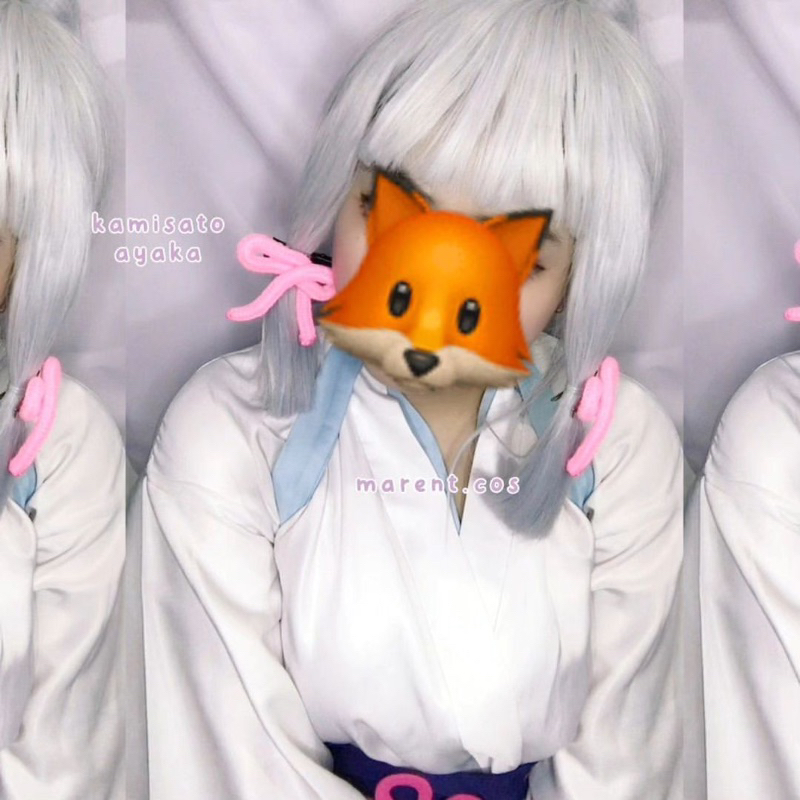 Unik Rental Costum Cosplay Kamisato Ayaka Training Vers