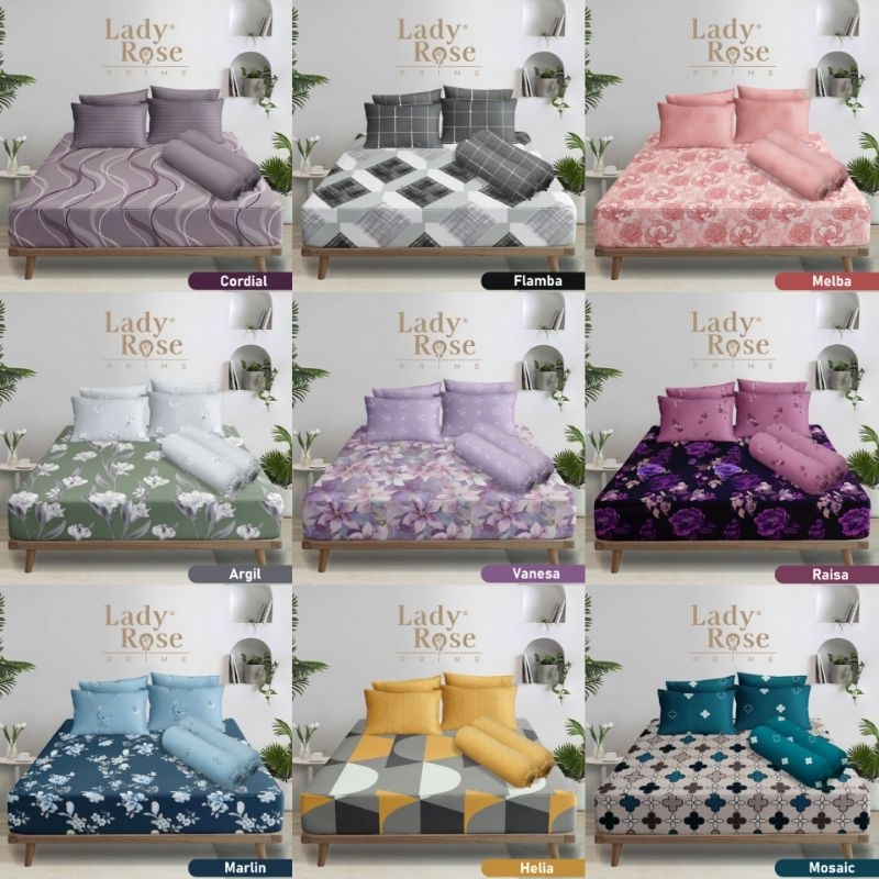 Lady Rose - Sprei Lady Rose Prime King 180x200 Tinggi 30cm