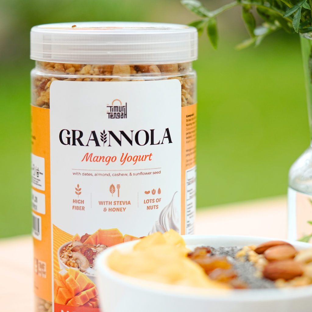

Grainnola Mango Yogurt Timur Tengah 500 gr | Granola Mangga Yoghurt Camilan Sehat Makanan Kaya Serat Rendah Kalori