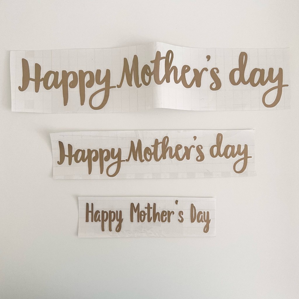 

STICKER CUTTING MOTHER'S DAY / STICKER BALON PVC