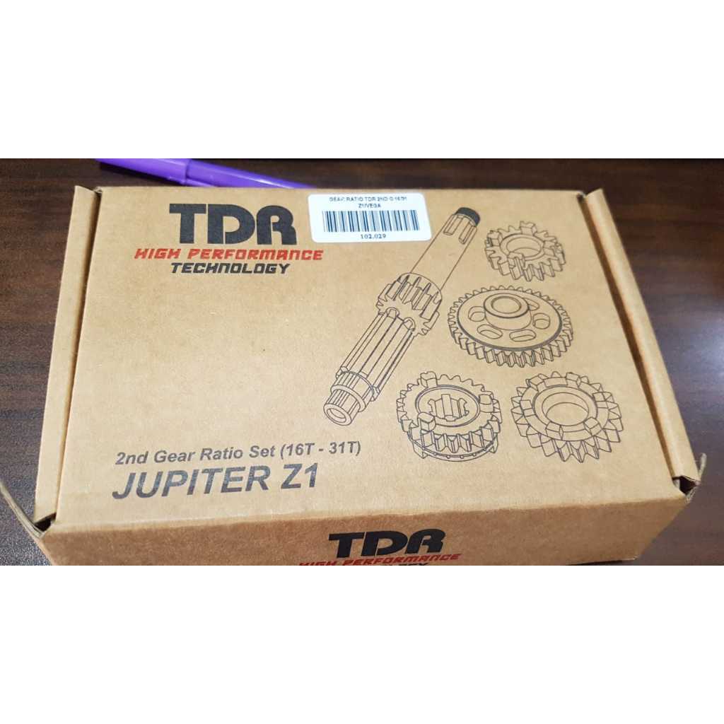 GEAR RATIO RASIO SET TDR JUPITER Z1 2st 16 31