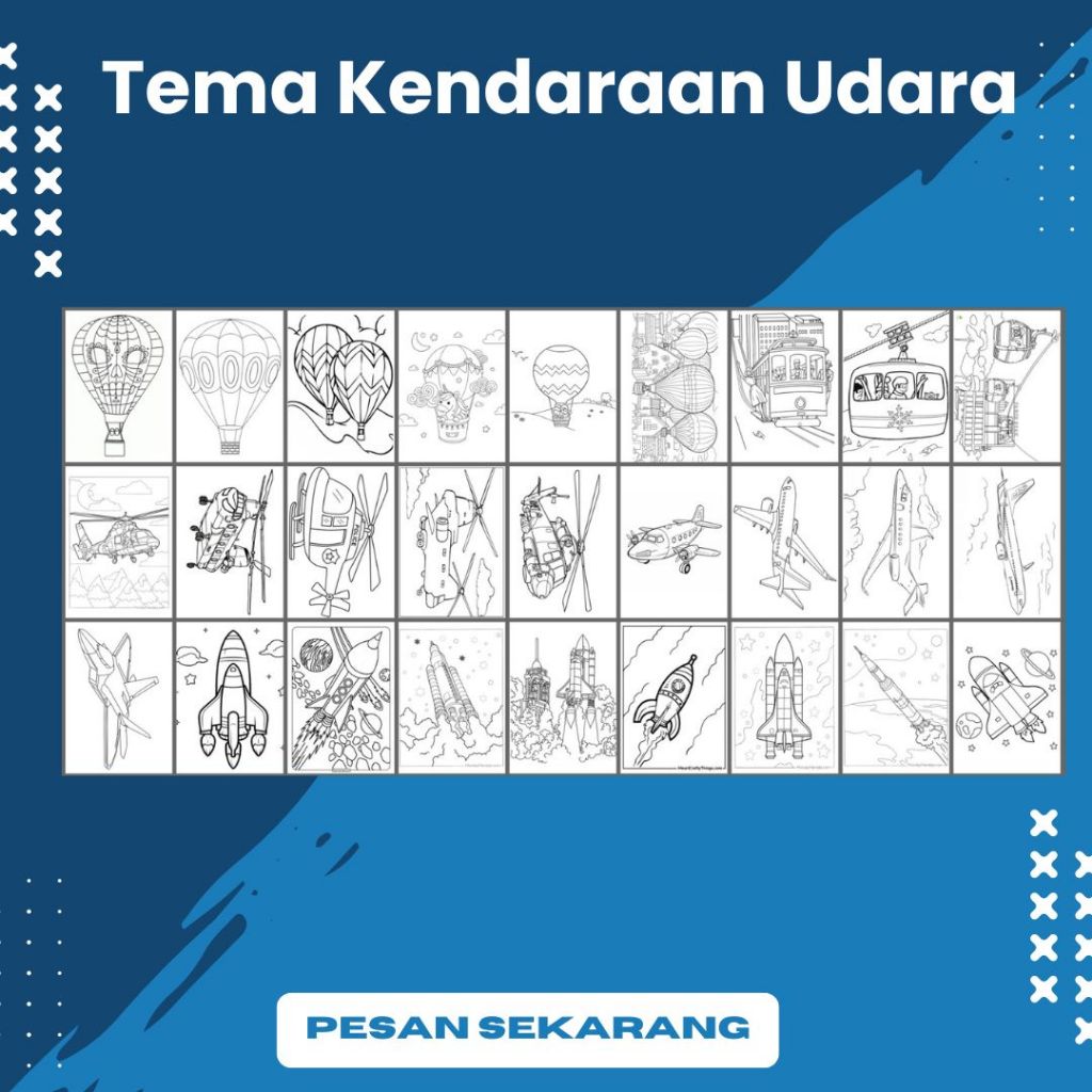 

Buku Mewarnai Anak Gambar Bagus Sederhana Paud dan TK